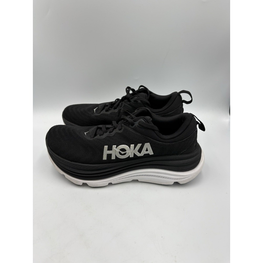 Hoka One One HOKA Gaviota 5 Black White Low Top Mesh Women 8B 1134235-BWHT - Picture 3 of 13
